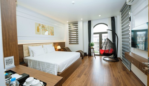 Luxury Double Room Single Use, Balcony, City View