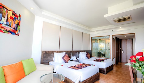 Premier Double or Twin Room, Multiple Beds, Ocean View