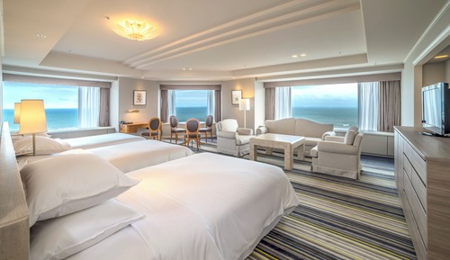 Family Suite, Multiple Beds, Non Smoking, Ocean View (Queen's Family)