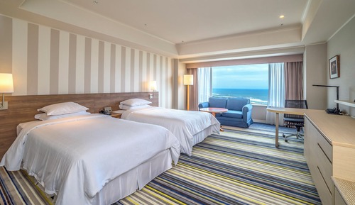 Deluxe Twin Room, Multiple Beds, Non Smoking, Ocean View