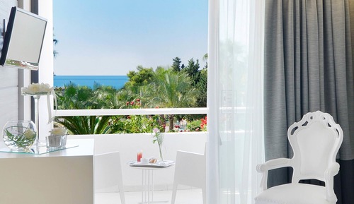 Deluxe Double or Twin Room, Terrace, Sea View