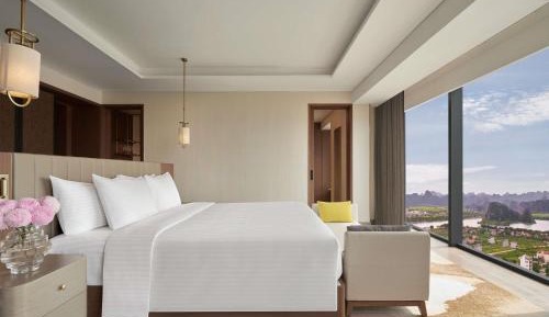 Deluxe King Suite with Lounge Access and Mountain View