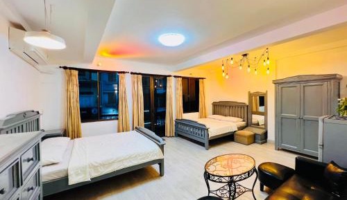 Family Room with Balcony