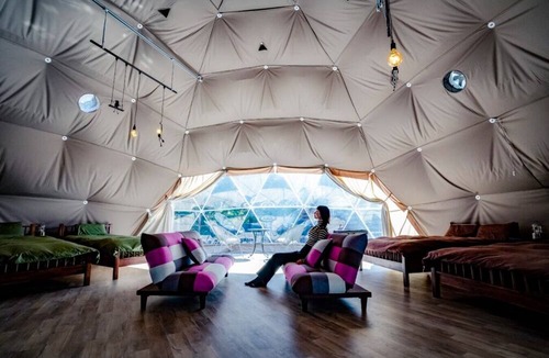 Aso RV Rental | Kishimadake Big Dome Tent / Aso City Kumamoto
